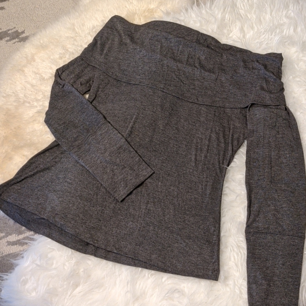 Anthropologie Off-Shoulder Long-Sleeve